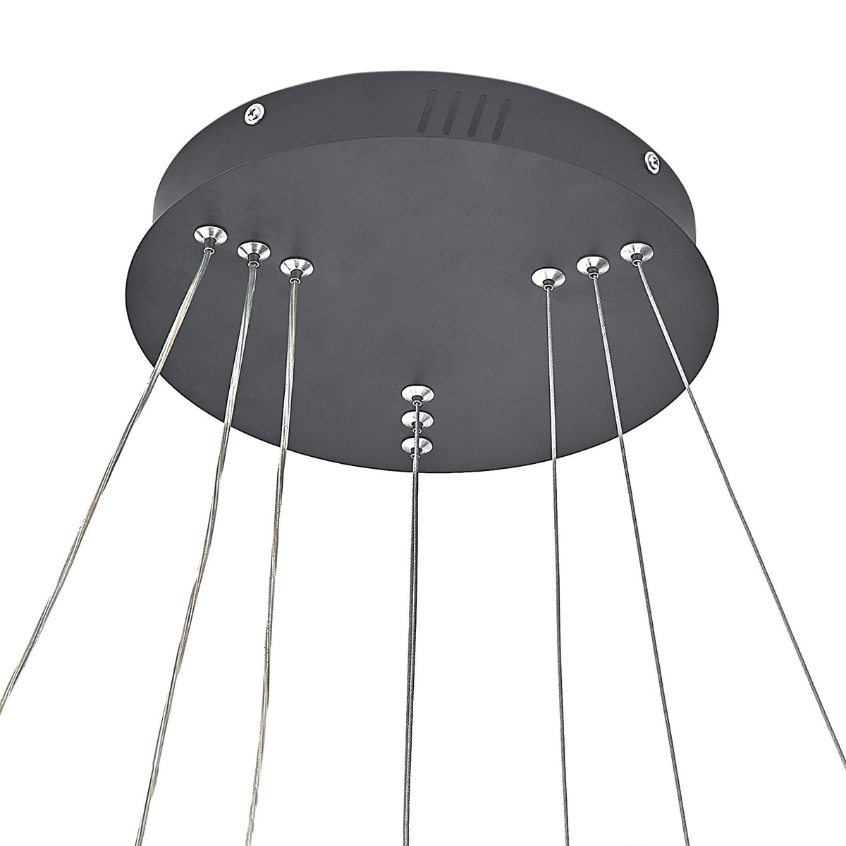 Modern 3 Ring Aluminum Round Hanging LED Pendant Light