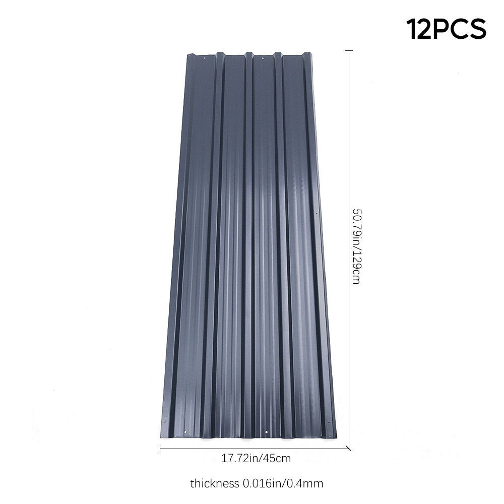 Charcoal black steel Garden Sanctuary sound dampening corrugated panels installed on a wall for noise reduction and modern aesthetic.