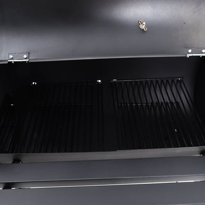 Charcoal BBQ Grill with Offset Smoker