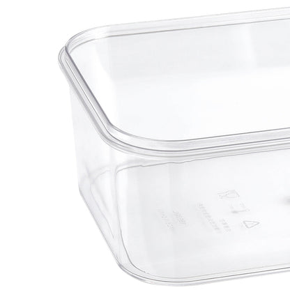 3Pcs Transparent Stackable Bento Lunch Box Set