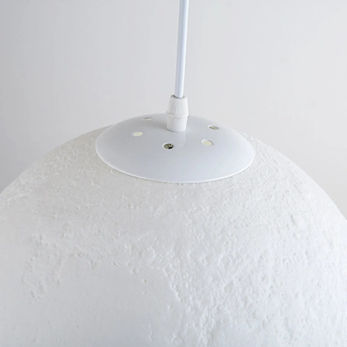 Creative 3D Printed Moon Pendant Light For Bedroom Eco-Friendly Lunar Globe Chandelier
