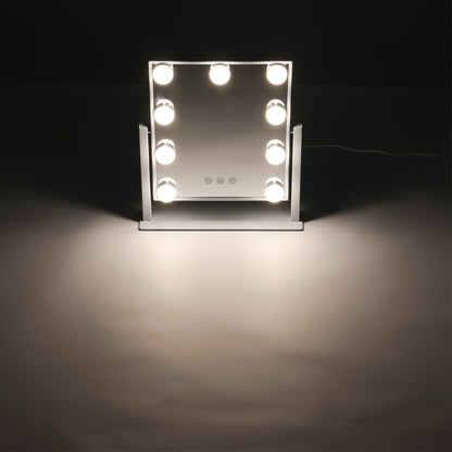 9 LED Bulbs Hollywood Vanity Mirror with 3 Colour Lighting Modes