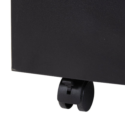 Garden Sanctuary mini fridge stand with storage, featuring sturdy construction and space for organizing small kitchen or office appliances.